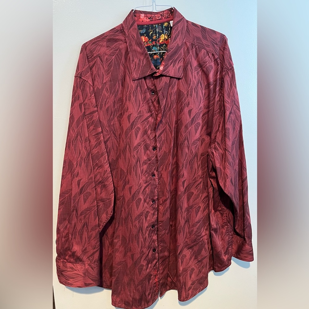 Robert Graham Long Sleeve Flip Cuff Shirt 4XL
